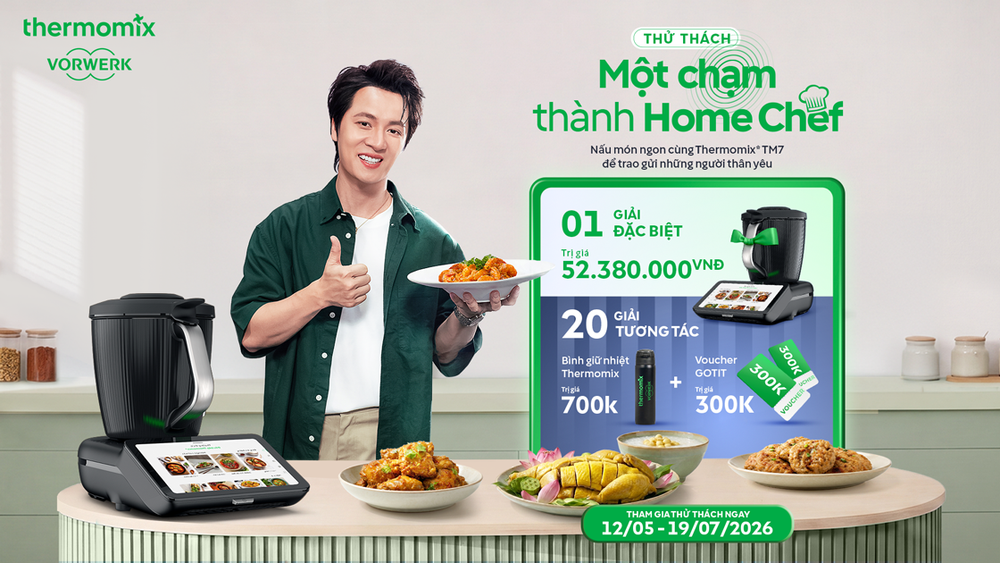 Một chạm thành Home Chef Menu